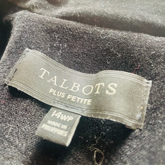 Vintage Talbots Black Velvet Blazer - Picture 6 of 13